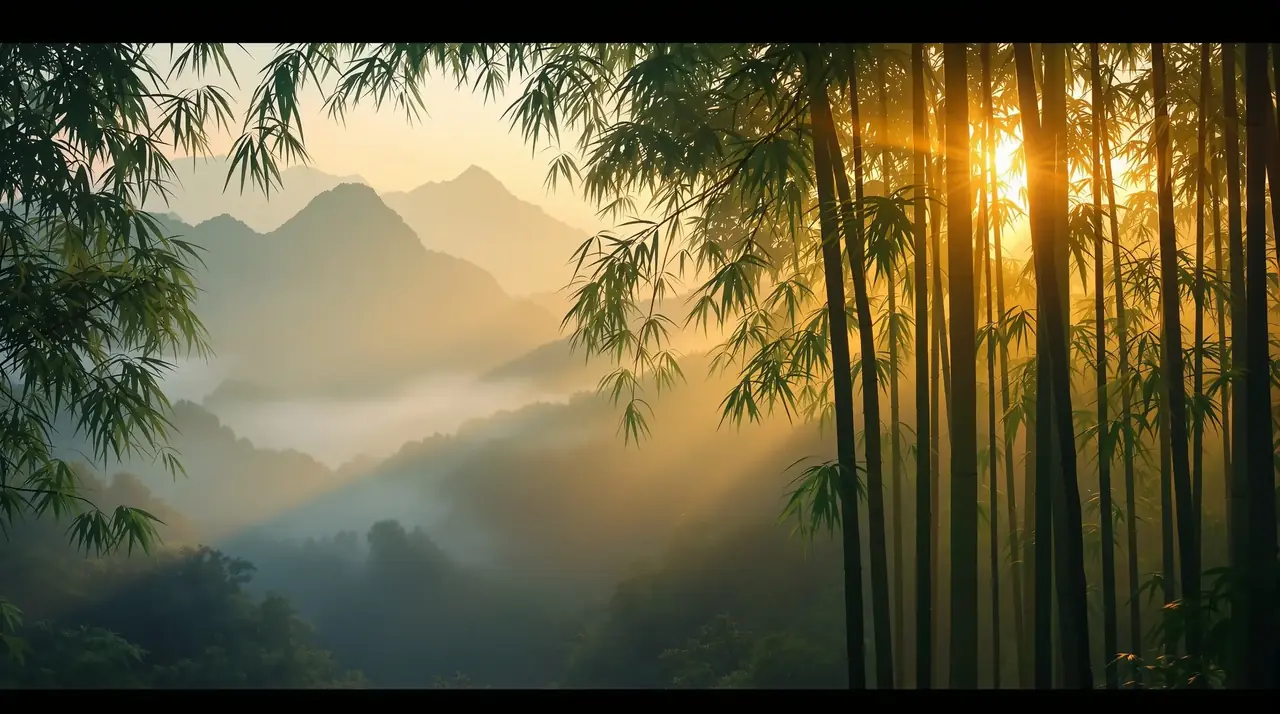 如意影院竹林光影首屏背景